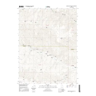 2017 Map of Minnie Maud Creek East, 2017 Print