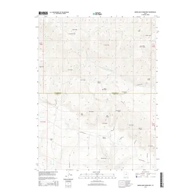 2014 Map of Minnie Maud Creek West, 2014 Print