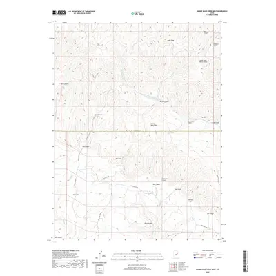 2020 Map of Minnie Maud Creek West, 2020 Print