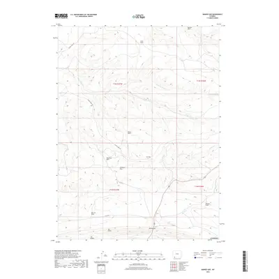 2018 Map of Minnies Gap, 2018 Print