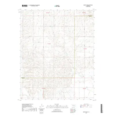 2018 Map of Minnow Creek, 2018 Print