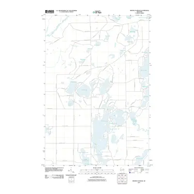 2010 Map of Minong Flowage, 2010 Print