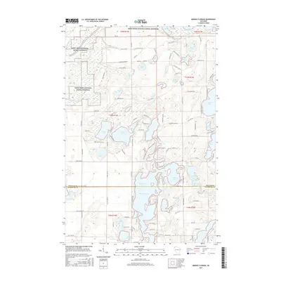 2015 Map of Minong Flowage, 2015 Print