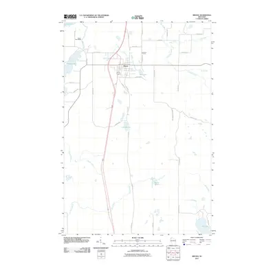 2010 Map of Minong, 2010 Print