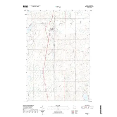 2018 Map of Minong, 2018 Print