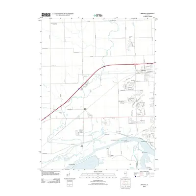 2012 Map of Minooka, 2012 Print
