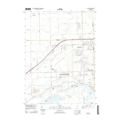 2015 Map of Minooka, 2015 Print