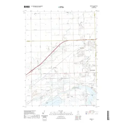 2021 Map of Minooka, 2021 Print