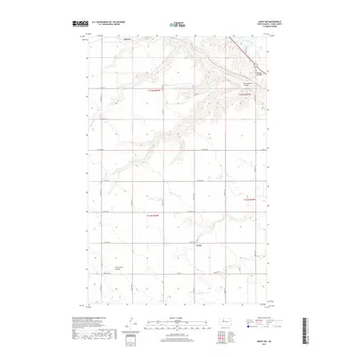 2017 Map of Minot NW, 2017 Print