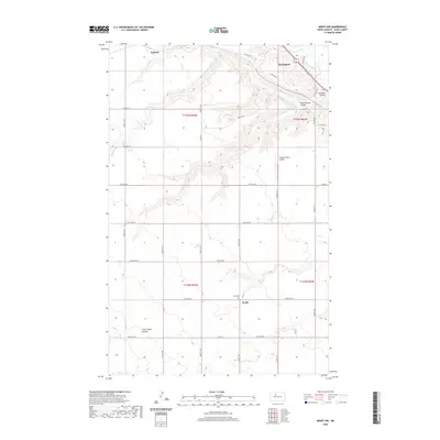 2020 Map of Minot NW, 2020 Print