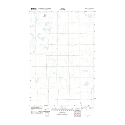 2011 Map of Minot SW, 2011 Print