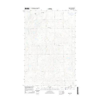 2014 Map of Minot SW, 2014 Print