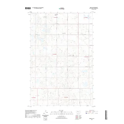 2020 Map of Minot SW, 2020 Print