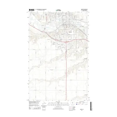2014 Map of Minot, 2014 Print