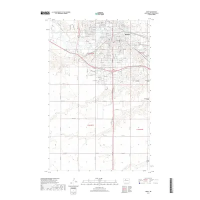 2017 Map of Minot, 2017 Print