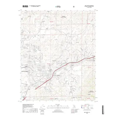 2018 Map of Mint Canyon, 2018 Print