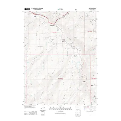 2013 Map of Minturn, 2013 Print