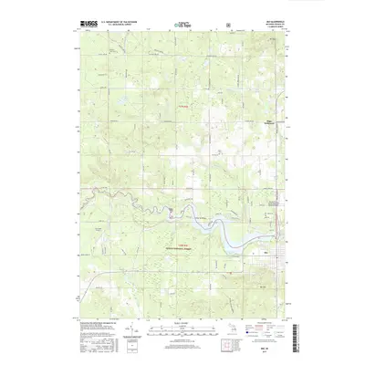 2017 Map of Mio, 2017 Print