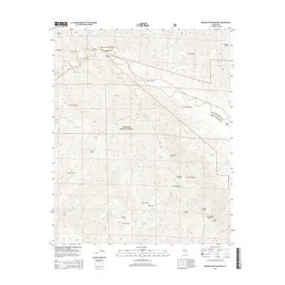 2015 Map of Miranda Pine Mountain, 2015 Print