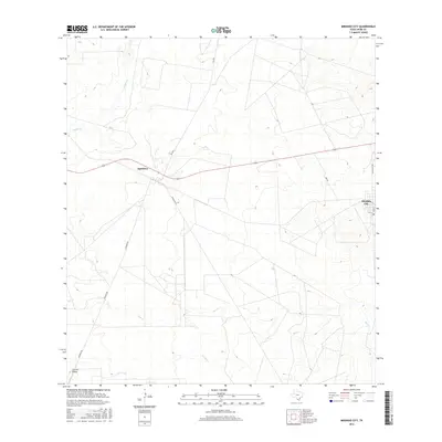 2016 Map of Mirando City, 2016 Print
