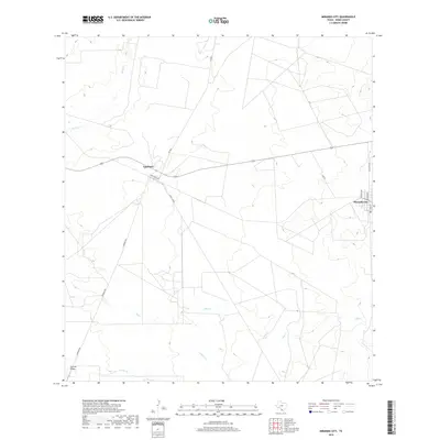 2019 Map of Mirando City, 2019 Print