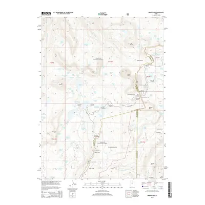2014 Map of Mirror Lake, 2014 Print