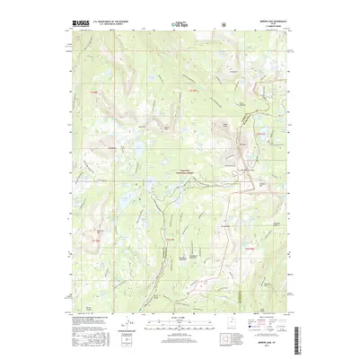 2017 Map of Mirror Lake, 2017 Print