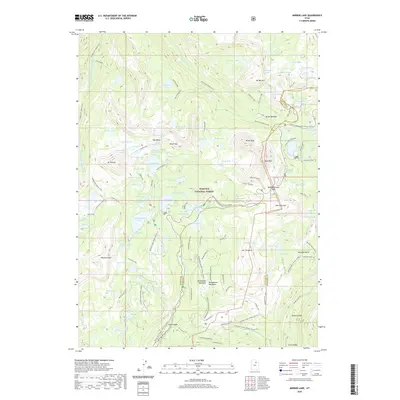 2020 Map of Mirror Lake, 2020 Print