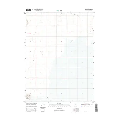 2014 Map of Miry Wash, 2014 Print