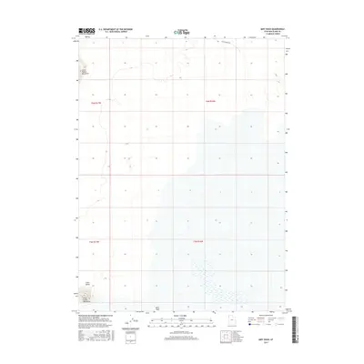 2017 Map of Miry Wash, 2017 Print