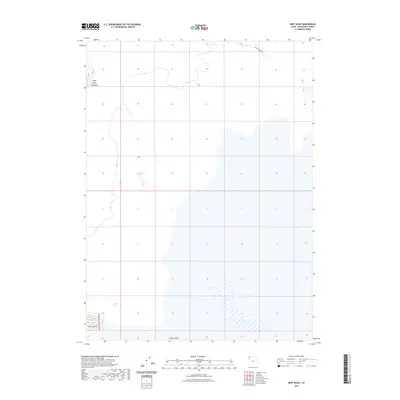 2023 Map of Miry Wash, 2023 Print
