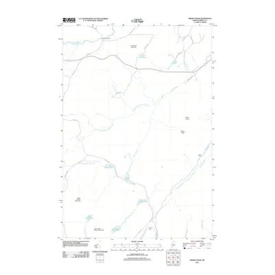 2011 Map of Misery Knob, 2011 Print