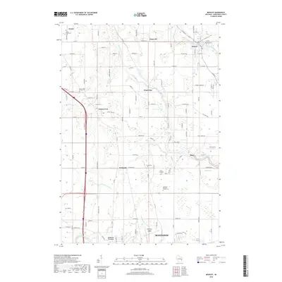 2018 Map of Mishicot, 2018 Print