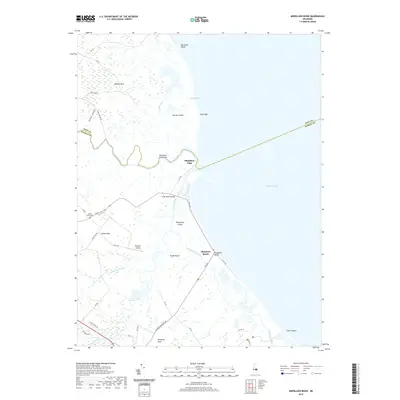 2019 Map of Mispillion River, 2019 Print