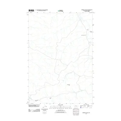 2011 Map of Mission Coulee, 2011 Print