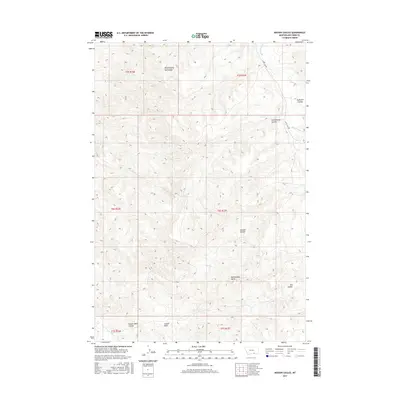 2017 Map of Mission Coulee, 2017 Print