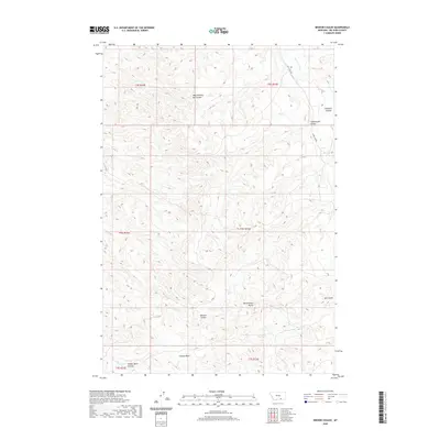 2020 Map of Mission Coulee, 2020 Print