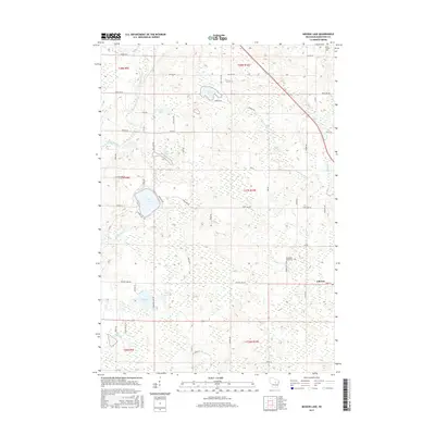 2015 Map of Mission Lake, 2015 Print