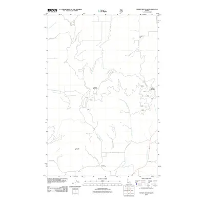 2011 Map of Mission Mountain, 2011 Print