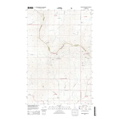 2013 Map of Mission Mountain, 2013 Print