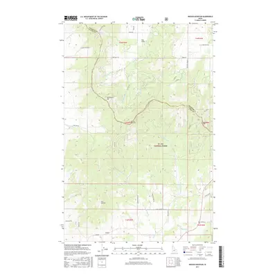 2017 Map of Mission Mountain, 2017 Print