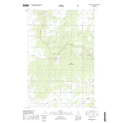 2020 Map of Mission Mountain, 2020 Print