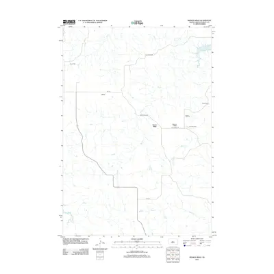 2012 Map of Mission Ridge, 2012 Print