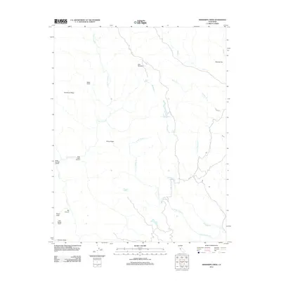 2012 Map of Mississippi Creek, 2012 Print