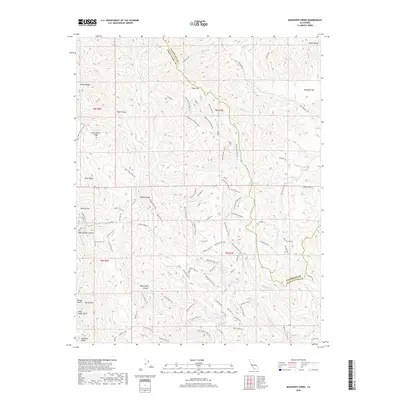 2018 Map of Mississippi Creek, 2018 Print
