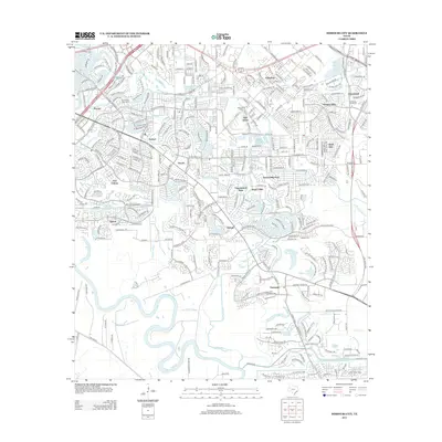 2013 Map of Missouri City, 2013 Print