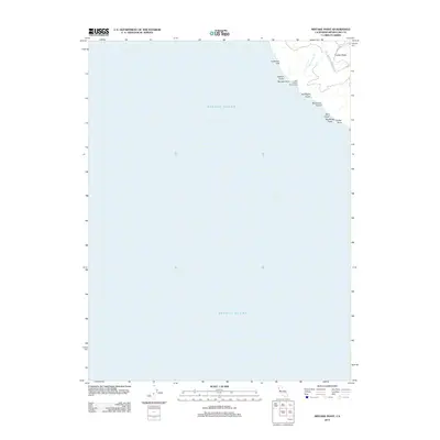 2012 Map of Mistake Point, 2012 Print