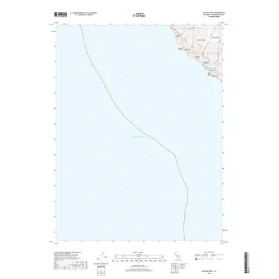 2018 Map of Mistake Point, 2018 Print