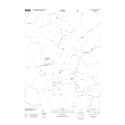 2013 Map of Mistletoe, 2013 Print