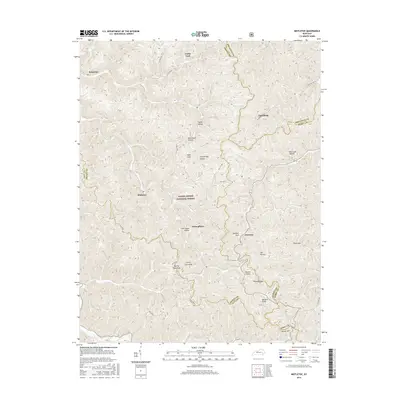2016 Map of Mistletoe, 2016 Print